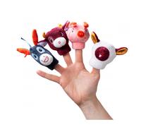 Lilliputiens Marionnettes à doigt Ferme – Lot de 4