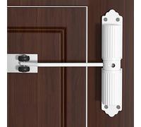 Ferme-portail automatique hydraulique avec ressort - Fermeture de porte robuste pour portes intérieures et extérieures avec vis de réglage incluses
