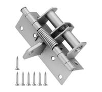 Ferme-porte à charnière à ressort - Charnières à ressort à fermeture automatique - 10,2 cm - Fermeture de positionnement pour main gauche et droite