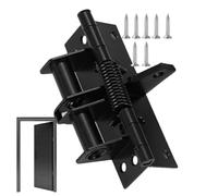 Ferme-porte à charnière à ressort, charnières de porte,Charnières de ferme-porte automatique - Charnières de porte à fermeture automatique, à ressort, réglables de 4 pouces, pour et arrière de g