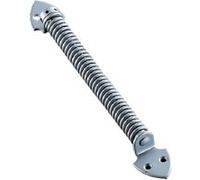 Ferme-porte à ressort Spiral modèle n°72 avec verni diamètre 19mm acier finition argent - - 172001U