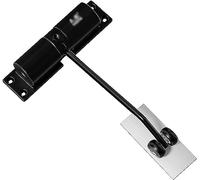 Ferme-porte aérien, automatique réglable, porte hydraulique for bois, monté en Surface, à ressort(Black)