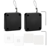 Ferme-Porte Automatique, 2 Pièces Capteur Automatique sans Trou, Ferme-Porte Automatique Avec Capteurs Avec Cordon de Serrage, Sans Perforation Pour chambre à coucher