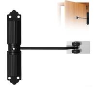 Ferme-porte automatique avec force réglable pour portes de bureau, de chambre et de jardin, construction en fonte d'aluminium, supporte des portes jusqu'à 60 kg