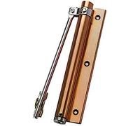 Ferme-porte automatique - Charnière à fermeture automatique réglable Butée de porte à ressort Design caché Idéal pour un usage résidentiel et commercial - Svart (Bruin)