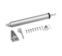 Ferme-porte automatique Ferme-porte Pneumatique Réglable Ferme-porte À Ressort Automatique 100 Degrés Dans Le Dispositif De Fermeture De Porte À Butée De Positionnement Conception réglable(Silver)