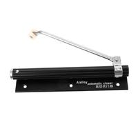 Ferme-porte automatique, Fermeture automatique de porte réglable, joint fermeture, butoir en alliage d'aluminium noir