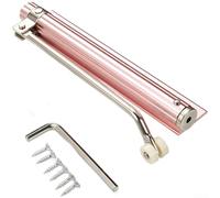 Ferme-porte automatique pour portes de maison avec fonction de fermeture automatique fluide et broche amovible pour une personnalisation forcée (doré flotté)