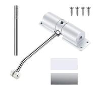 Ferme Porte Automatique, Réglable Ferme Porte à Ressort pour Portes, Groom Fermeture Porte avec Plaque de Montage et Vis pour le Bureau à Domicile