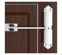 Ferme-porte automatique robuste for intérieur et extérieur, à ressort, résistant au feu aérien(White)