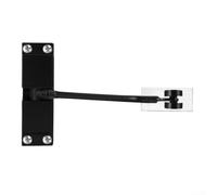 Ferme-porte avec capacité d'ouverture à 175 degrés et action hydraulique stable pour un fonctionnement quotidien constant (noir)