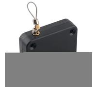 Ferme-porte coulissante - ABS, 7,1 x 6,5 cm, ferme-porte pour rideau de douche, cordon de traction, force 1000 g | Ouvre-capteur non perforé pour salles de bains, chambres à coucher et salles d'étude