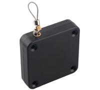 Ferme-porte coulissante automatique - Fermeture en fil d'acier rétractable sans perçage, dispositif de fermeture rétractable | Accessoire de porte moustiquaire pour la maison, la salle de bain, la