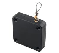 Ferme-porte coulissante - Ouverture de porte sans climatisation, dispositif de rétractation automatique, autocollant adhésif sans perçage, boîte silencieuse, fermeture de sécurité pour écran de verre