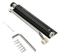 Ferme-porte en aluminium à fermeture automatique lisse avec tension réglable, design tampon silencieux pour une utilisation silencieuse, convient pour les portes pour gauchers et droitiers dans les