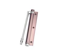 Ferme Porte Ferme-porte en alliage d'aluminium, poulie de dispositif fermeture porte automatique à Force réglable silencieuse adaptée nombreux types portes(Pink)