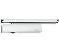 Ferme-porte Geze RAL9016 TS5000 - Couleur : blanc - Complet avec plaque de montage et rail coulissant