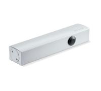 Ferme-porte Geze TS 4000 EN 2-6 en argent sans barre pour portes à un vantail jusqu'à 1400 mm de largeur - Corps de base pour ferme-porte EN 1-6 - 28,7 x 4,6 x 6 cm