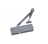 Ferme-porte à bras compas - frein à l'ouverture - argent - GR 200 GROOM