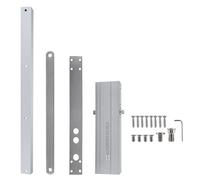 Ferme-porte hydraulique automatique en aluminium, vitesse de fermeture reglable pour portes carrees de 40 a 65 kg