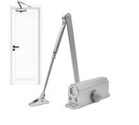 Ferme-porte robuste résidentiel, fermeture de porte automatique réglable | Ajustable pour immeuble d'appartements, entrepôt, maison