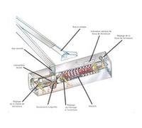 Ferme-porte TS 2000 NV corps seul RAL 9005 GEZE 205 324