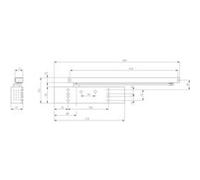 Ferme-porte DORMA TS 91/92B/G Contur Design DORMA sans rail