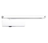 GEZE Ferme-porte TS WOOD 131188 – avec bras, finition blanc, Force 3 fixe, crémaillère elliptique