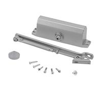 Ferme - Portes Hydraulique en Aluminium, Amortisseur Réglable, Bras Télescopique, Large Ouverture 180° pour Portes Métal et Bois - Durable, Adapté Portes - Feu et Usage