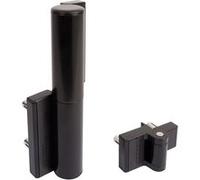 Ferme portillon 2/1 charnière noir 9005 largeur 1,1 m 75 kg maximal LOCINOX P00008665-9005