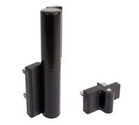 Ferme portillon 2/1 charnière noir 9005 largeur 1,1m 75kg maximal - - P00008665-9005