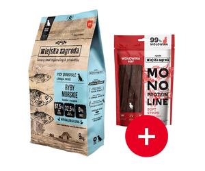 FERME RURALE Poissons de mer croustillants M 9 kg + friandise OFFERTE