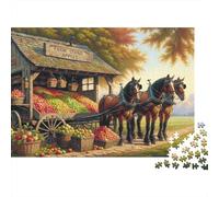Ferme Saison Automne Puzzle 1000 Pièces Adultes intéressant Puzzles 1000 Pièce Jeux D'adresse Cadeau 70x50cm/1000pcs