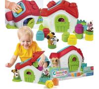 Ferme sensorielle Clemmy soft blocks Trieur Clementoni Maison des animaux