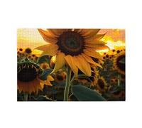 Ferme Tournesol Puzzle Horizontal en Bois 1000 Pièces Détendre et Améliorer Les Mains Sur Les Compétences Et La Concentration