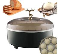 Fermenteur à Pâte, Fermenteur à Pain avec Température Et Minuterie Réglables, Fermentation à Température Constante à 360 Degrés Et Pétrissage Facile De 4 à 5 Jin De Pâte, pour Pain, Brioches, Y Green