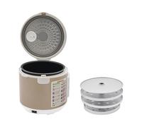 Fermenteur Ail Noir 5 L, Automatique Presse à Ail, Contrôle Intelligent, Machine à Fermenter l'ail, Couvercle Isolant Double Couche, Poignée et Bouton Pratiques, Contrôle du Temps et de la Température