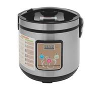 Fermenteur d'ail Noir 6 L Multifonctionnelle Machine de Fermentateur Intelligente 90W,Pour la Fabrication de Yaourt, Vin de Riz Sucré, Natto, Cornichons (Couleur acier inoxydable)