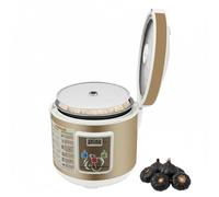 Fermenteur d'ail noir de 5 l, capacité entièrement automatique contrôle intelligent de la température en alliage d'aluminium pour usage domestique (or/blanc)