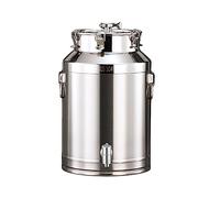 Fermenteur en acier 304 Inless avec sas - Équinte de brassage domestique de 48 L, seau de fermentation idéal pour la bière et le vin, nourriture Sto, 35 x 54 cm