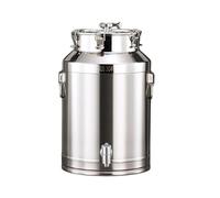 Fermenteur en acier inoxydable 304 - Seau de fermentation avec sas d'air, facile à nettoyer pour la fermentation du vin et le stockage des aliments