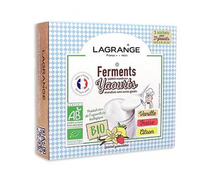 Ferments aromatisés Vanille Fraise Citron Lagrange