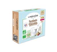 Lagrange Ferments yaourt bio vanille/framboise/noix de coco – 3 sachets (3x12 g)