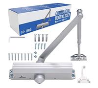 Fermeporte Fs7600 automatique réglable Commercial Heavy Duty Mécanisme hydraulique Ferme porte automatique avec installation facile la vie de la taille Modèle de fixation et instructions Argent