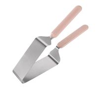 Fermer la pince de coupe - 25,6 x 4,5 cm - Pour gâteau au four en acier inoxydable | Coupe-diviseur de pâtisserie triangle, dispositif de tranche de cuisson inoxydable, coupe-Div