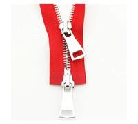 Fermeture à glissière à double sens 70/90 cm Double curseur fermeture éclair bidirectionnelle fermetures à glissière en métal for veste couture vêtement accessoires fournitures faites à la main (Colo
