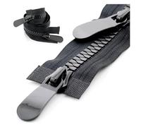 fermeture à glissière, For vestes/manteaux à fermeture éclair ouverte, travaux de couture DIY(1,80CM-NO.8)