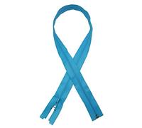 Fermeture à glissière imperméable TPU 45 50 55 60 65 70 75 80 cm * - Mat, brillante, ou avec réflecteur - Turquoise - 75 cm