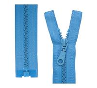 Fermeture à glissière séparable, 2 pièces, veuillez choisir la longueur du rail et la couleur, extrémité ouverte 1 voie #5, largeur du rail 5,75 mm, largeur de la bande 34 mm, Fermetures Eclair