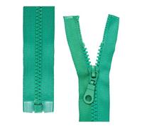 Fermeture à glissière séparable, 2 pièces, veuillez choisir la longueur du rail et la couleur, extrémité ouverte 1 voie #5, largeur du rail 5,75 mm, largeur de la bande 34 mm, Fermetures Eclair